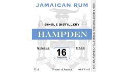 HAMPDEN Single Cask 2001/2017 60.4% Corman Collins/Bristol Spirit