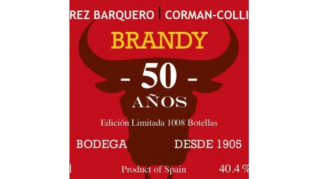 BRANDY 50 ans Perez Barquero Corman Collins 40.4%