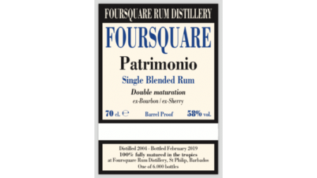 FOURSQUARE Patrimonio Velier 2004 58%