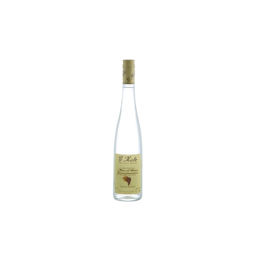 Eau de vie Marc d'Alsace de Gewurztraminer Grande Reserve Miclo 45%