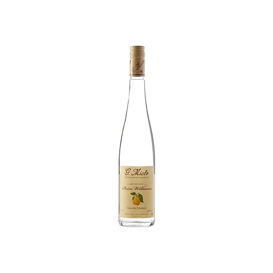 Eau de vie Marc poire Williams Grande Reserve Miclo 43%