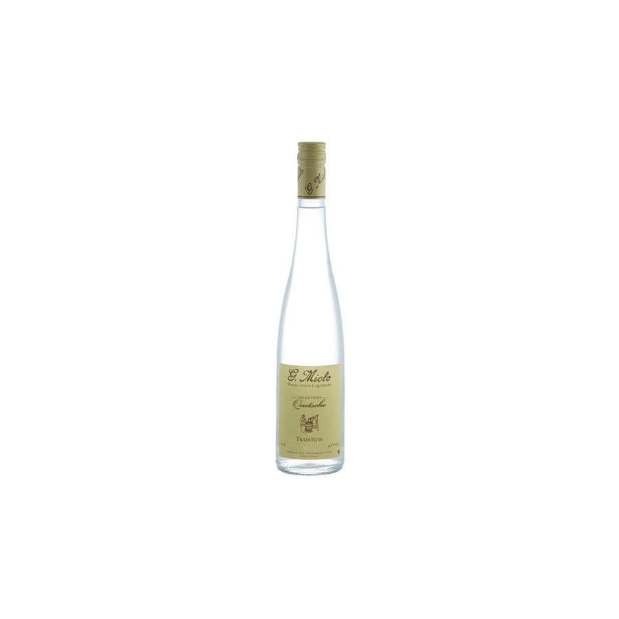 Eau de vie Quetsche Tradition Miclo 43%